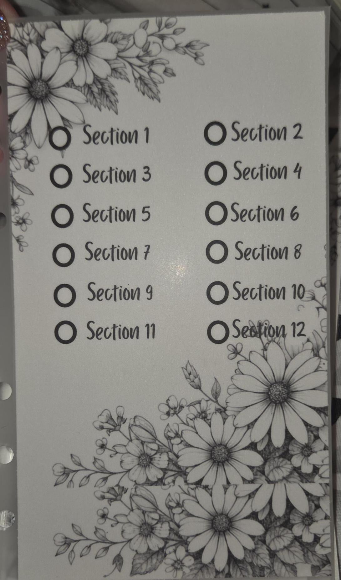 Savings Challenge 3,000 Binder Insert, Floral Cash Tracker, Reusable Envelopes