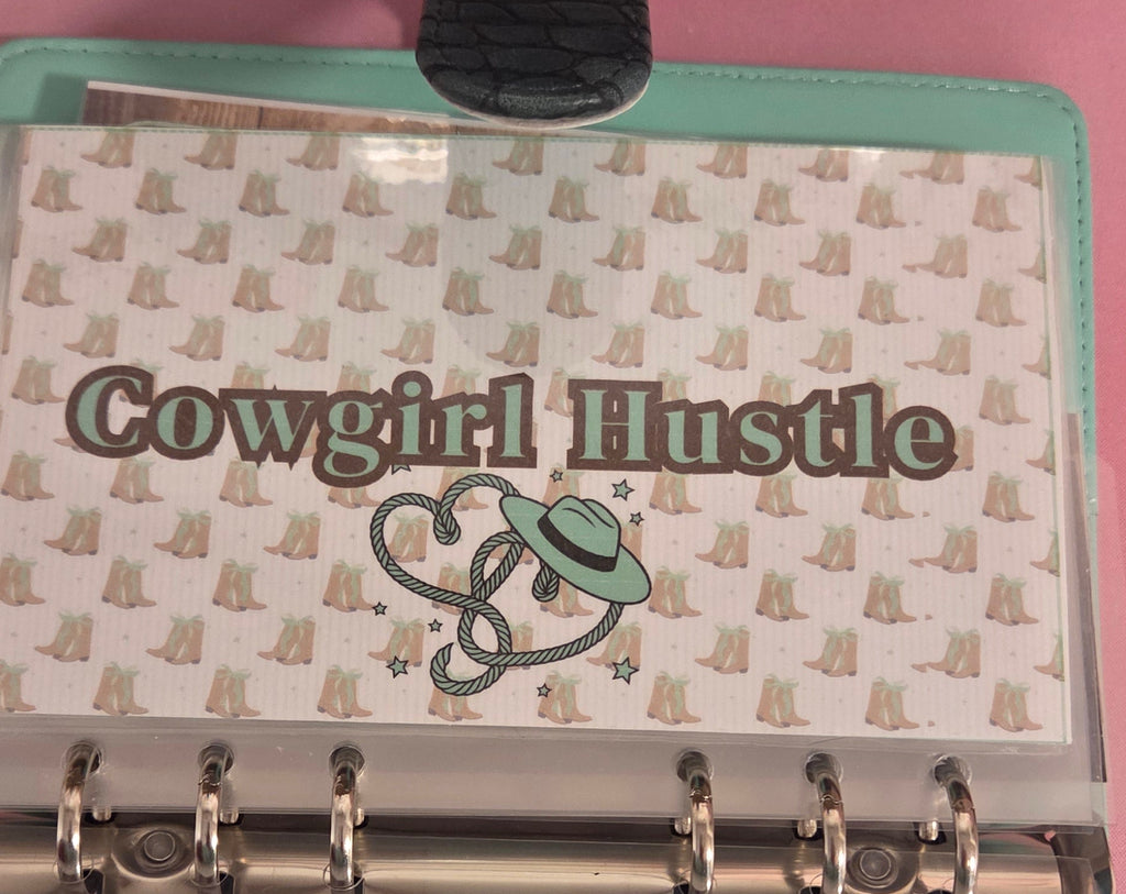 Complete binder Green Cow girl