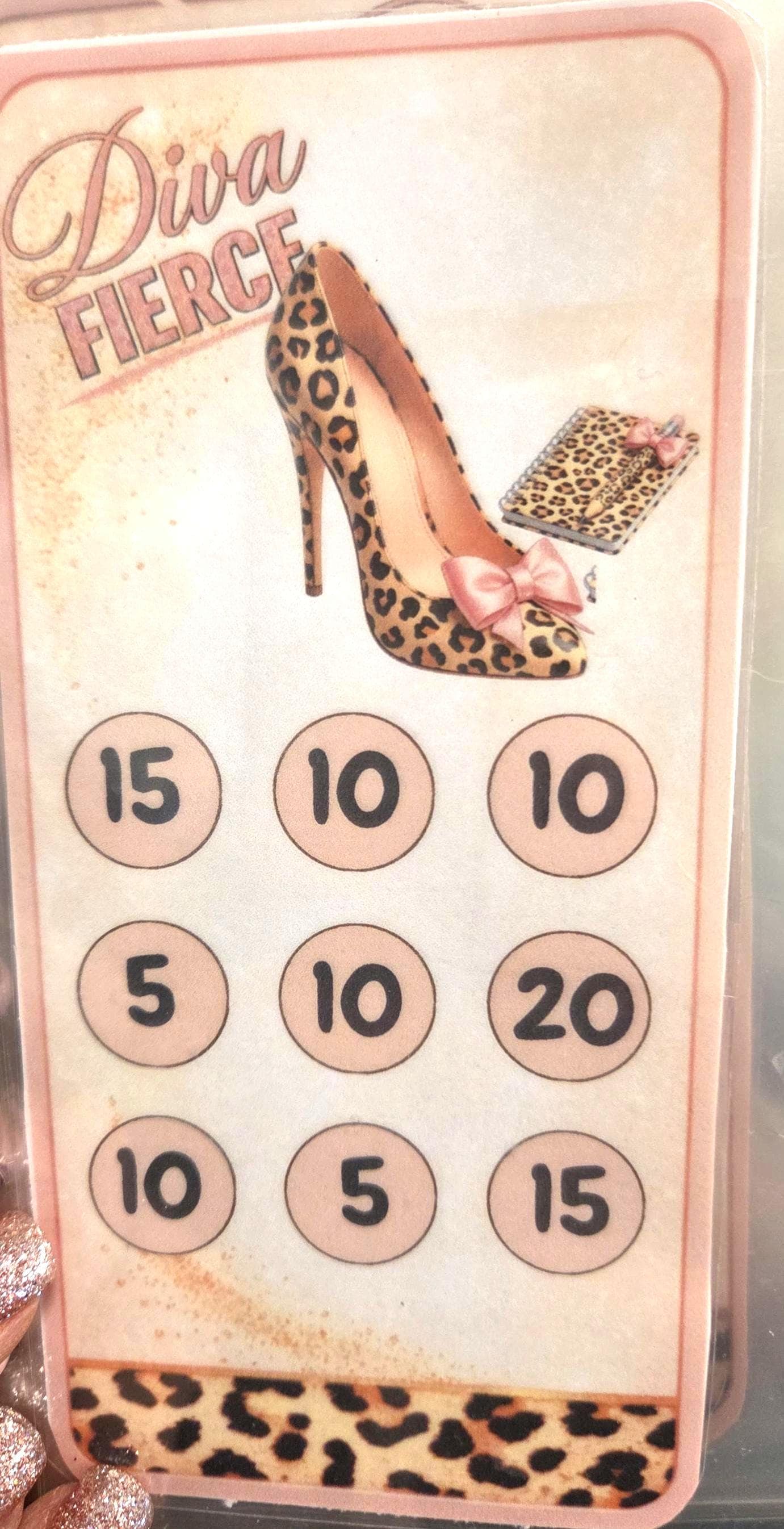 Leapord print diva savings challenge 1,000 dollar savings with envelopes a6 envelope