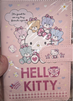 a6 pre printed character binder Mystery scoop. pancake hello kitty